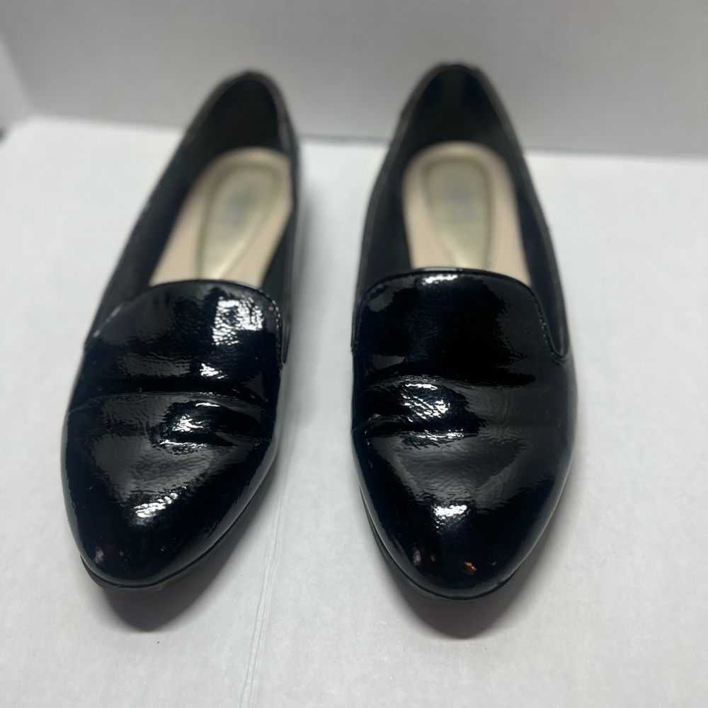 LF Shiny Black Women's Loafers